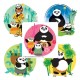 TKFP5 Set 20 cake toppers de vafa Kung Fu Panda